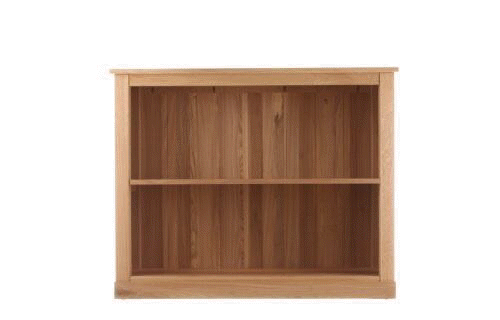 Mobel Oak Low Bookcase