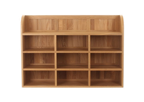 Mobel Oak Reversible Wall Rack