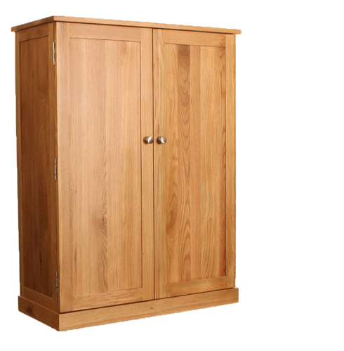Mobel Oak Large Shoe Cupboard