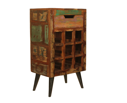 Urban Chic Wine Rack Lamp Table