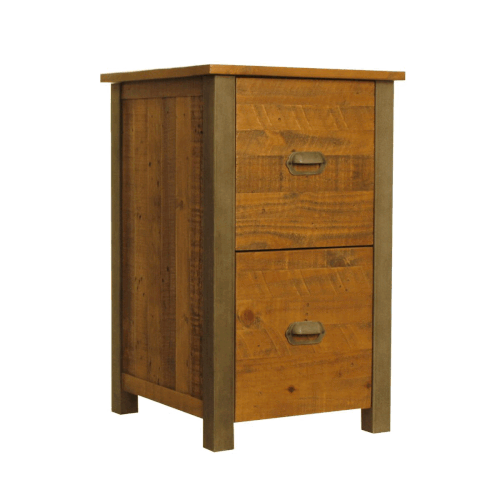 Urban Elegance Reclaimed Two Drawer Filing Cabinet
