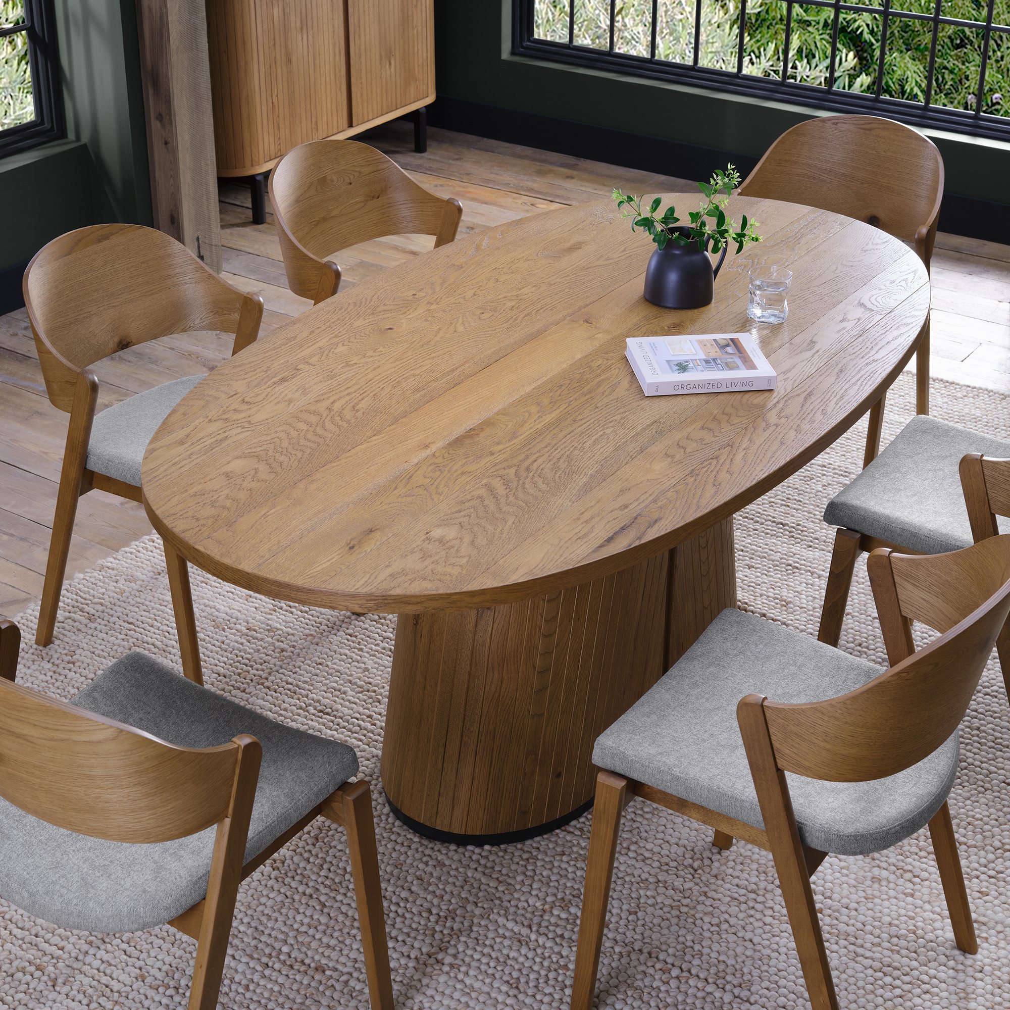 Vega Rustic Oak & Peppercorn