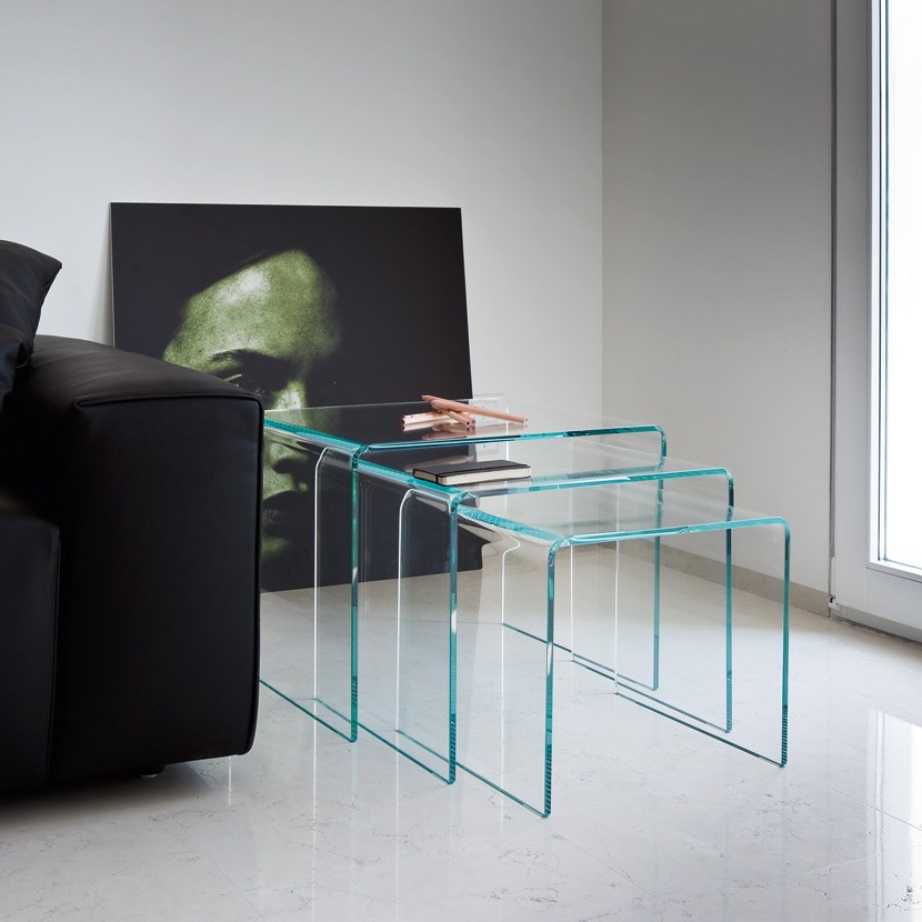 Glass Nest of Tables