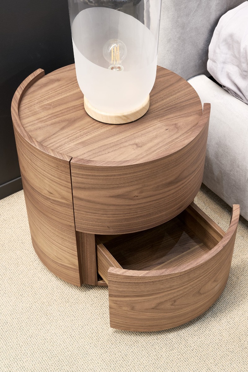 Dexter Bedside Table - Walnut - Pair by Tommy Franks | Style Our Home