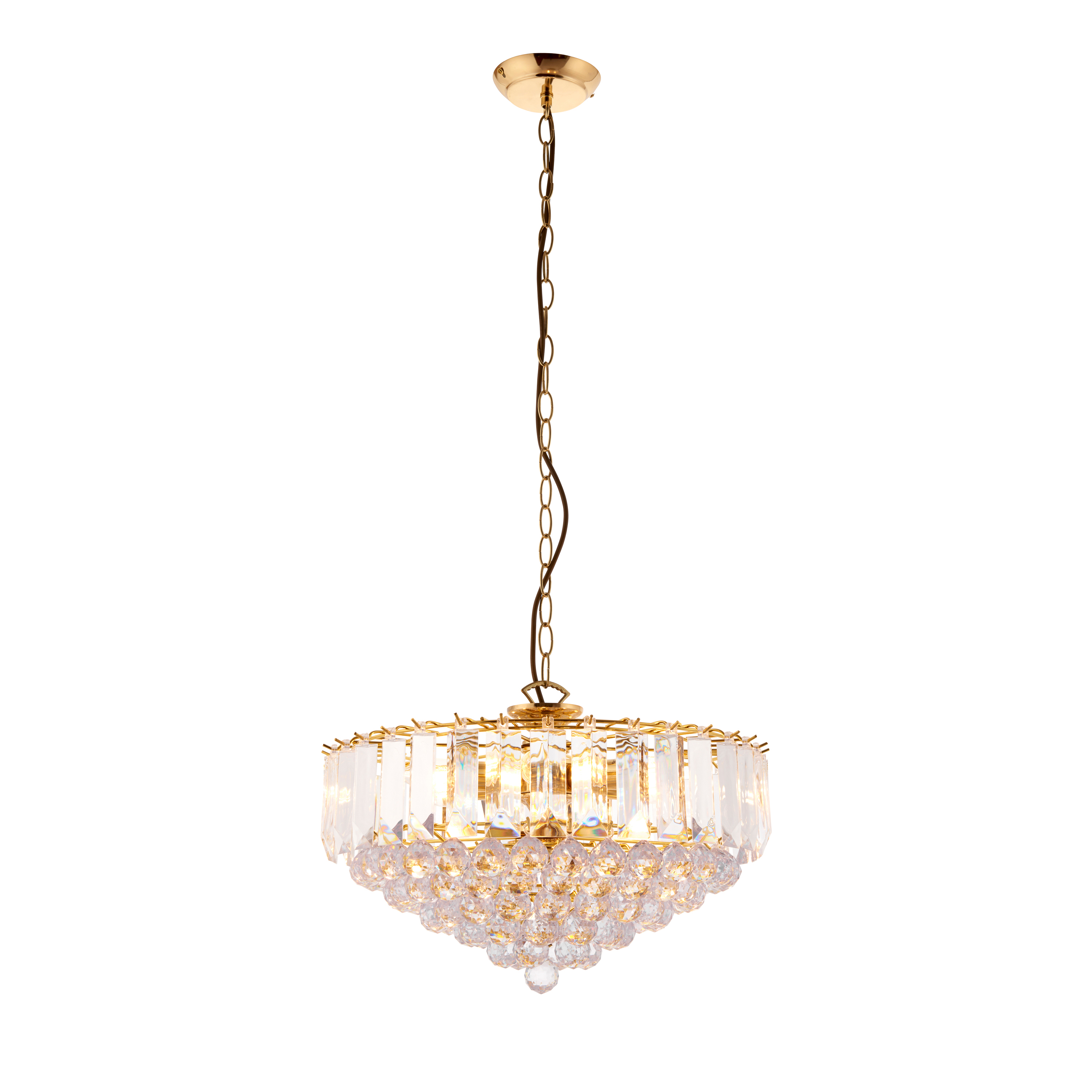 Fargano 6 Pendant Light Brass by Gallary Living | Style Our Home