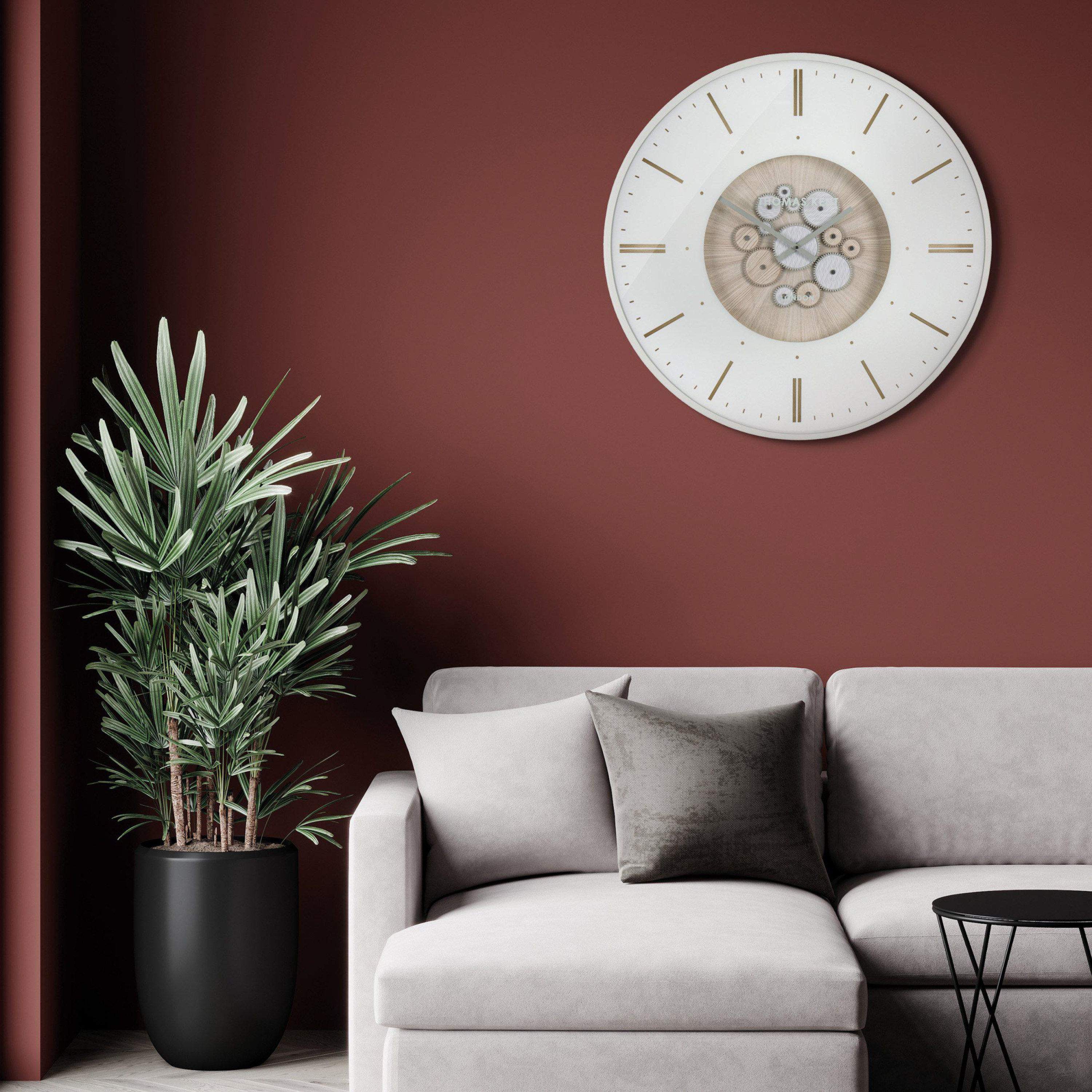Clocano Grand Clock Cog Ivory by Gallery Living | Style Our Home
