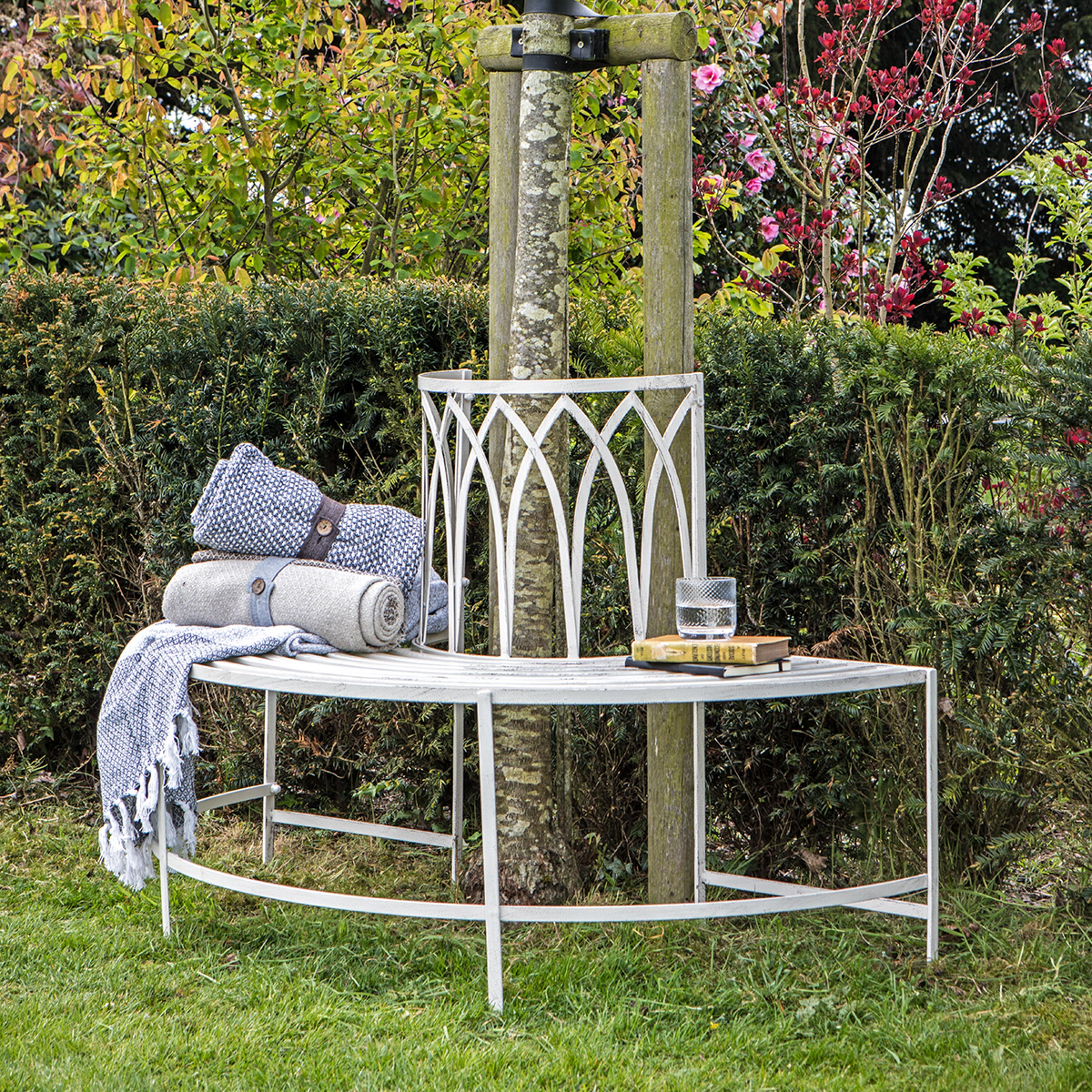 Alberano Outdoor Tree Bench Seat Gatehouse by Gallery Living | Style Our Home