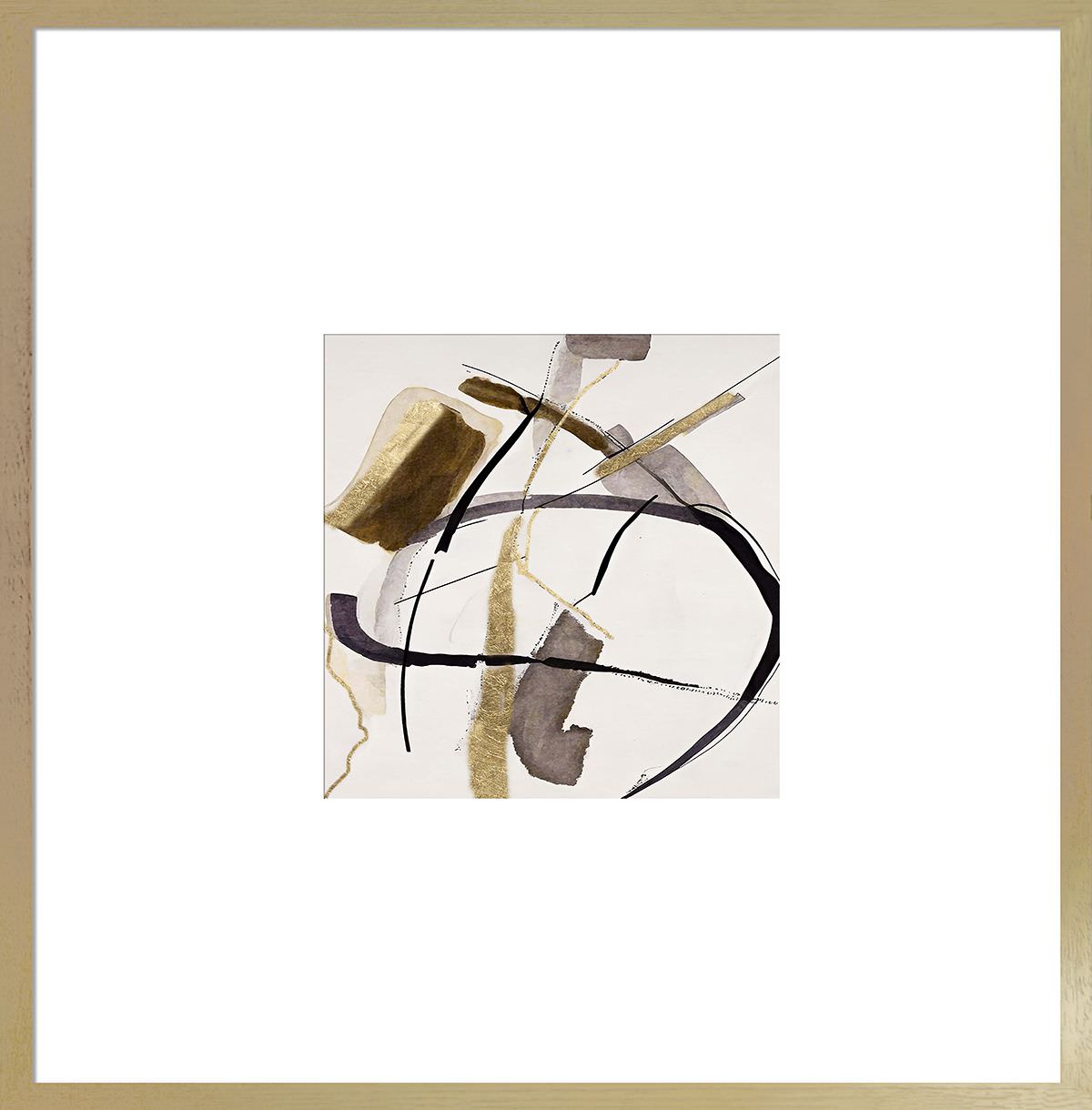 Neutral & Gold Lines I by Camelot Pictures | Style Our Home