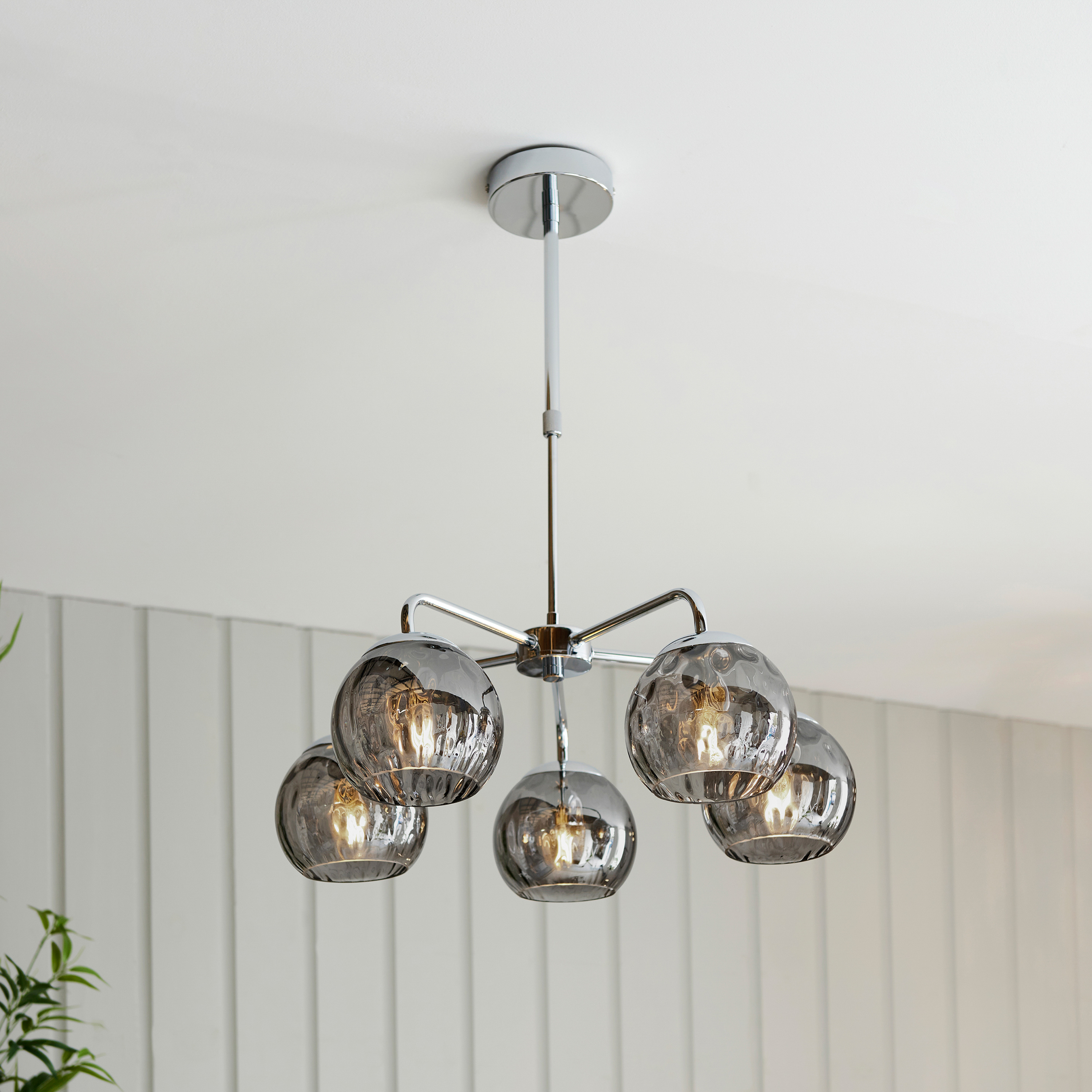 Dimplano 5 Pendant Light Chrome by Gallary Living | Style Our Home