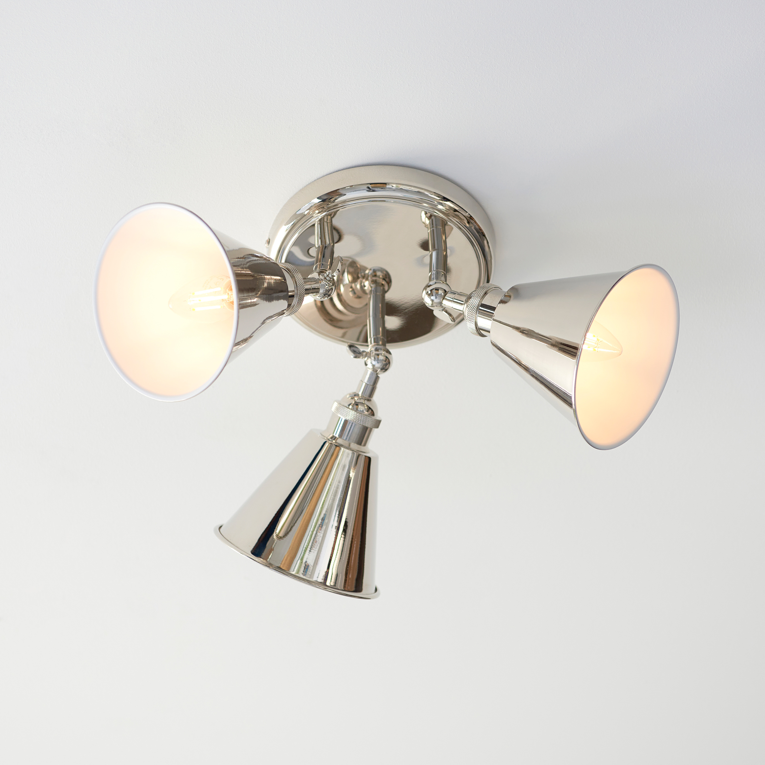 Halano 3 Ceiling Spot Bright Nickel by Gallary Living | Style Our Home