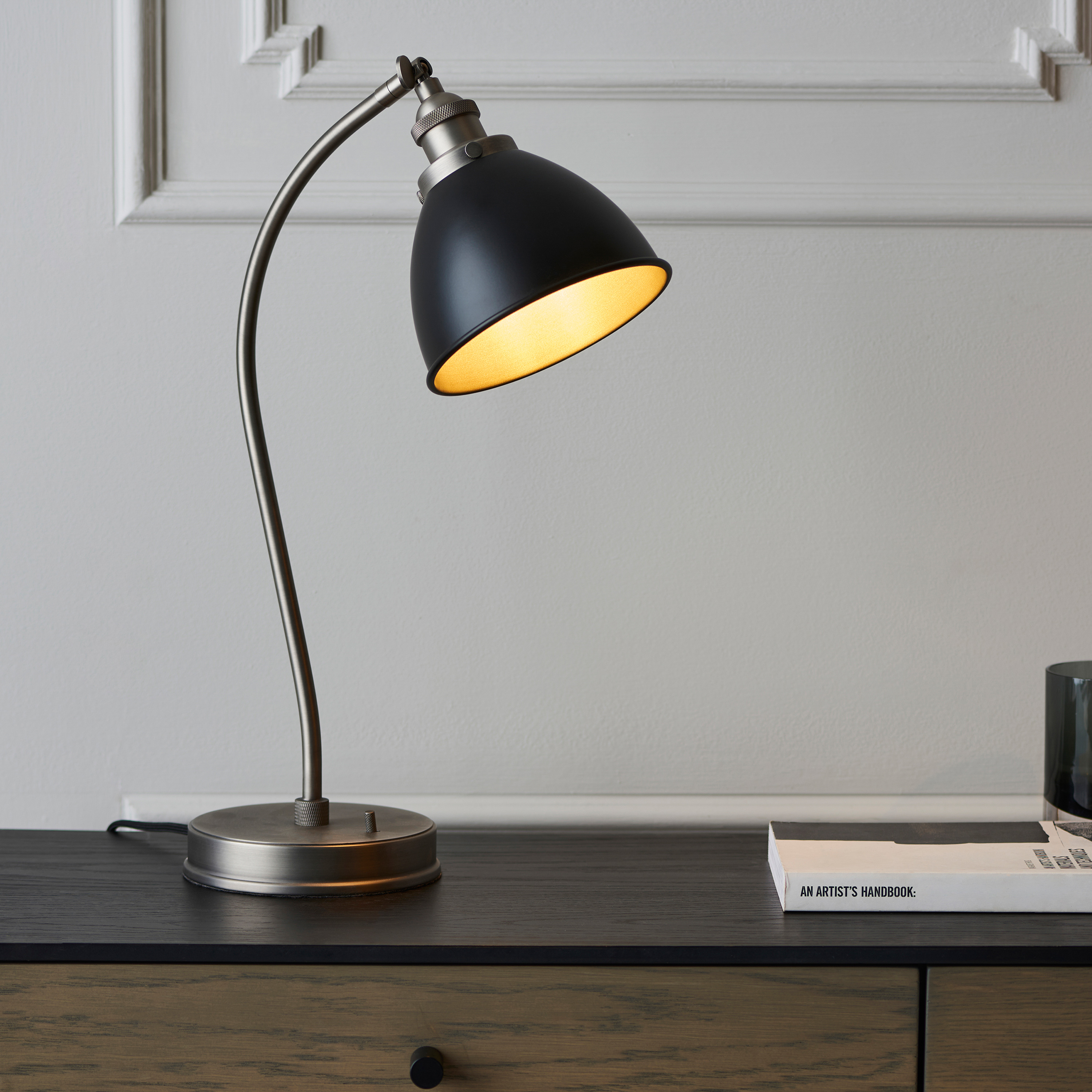 Franklano Table Lamp Pewter by Gallary Living | Style Our Home