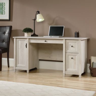 Chalked Wood Computer Desk | Style Our Home