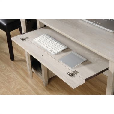 Chalked Wood Computer Desk | Style Our Home