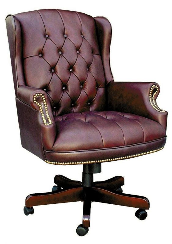 Chairman Burgundy Office Chair | Style Our Home