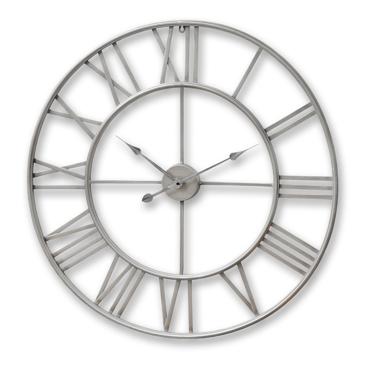 Large Silver Skeleton Wall Clock by Hill Interiors | Style Our Home