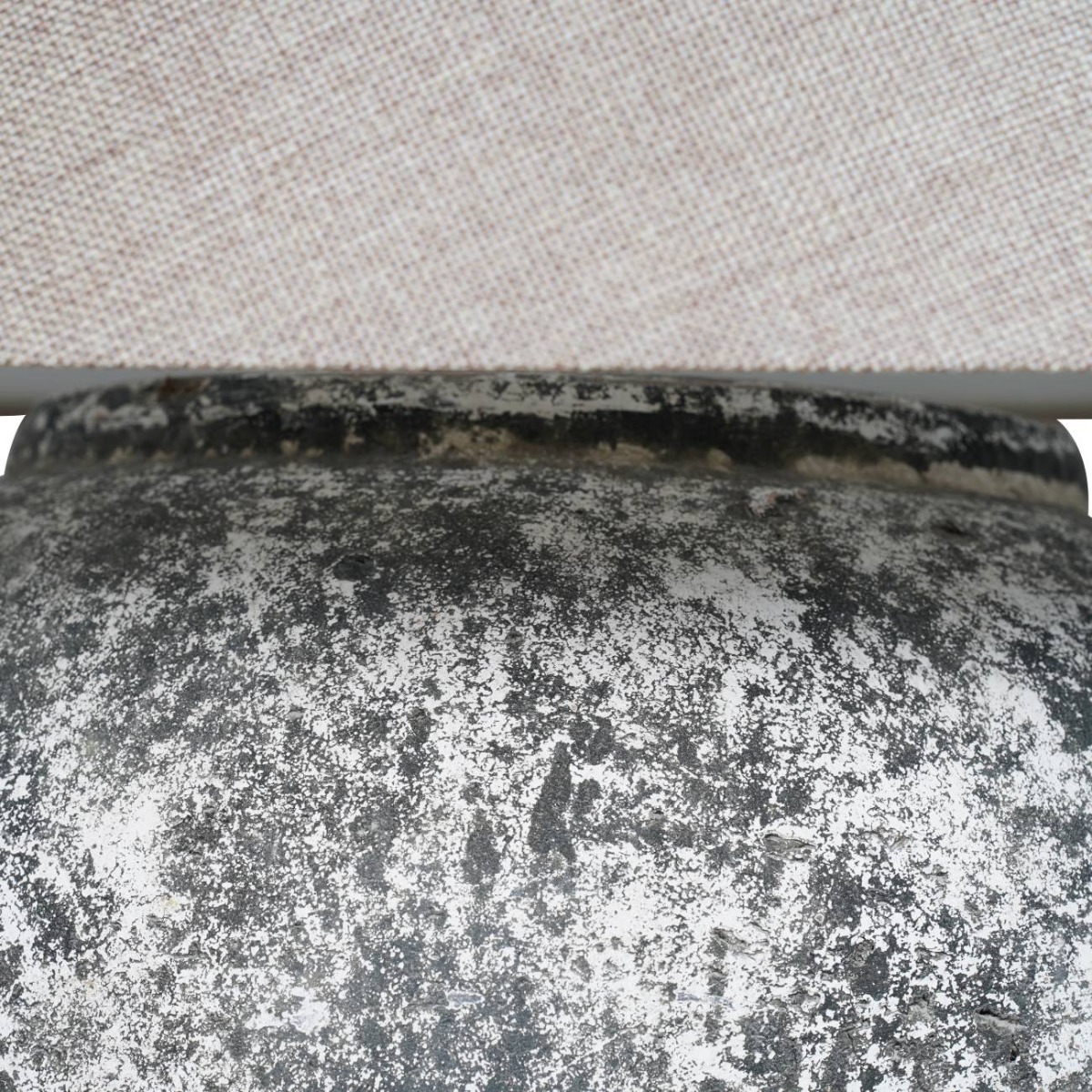 Aged Round Table Lamp With Shade by Libra Designs | Style Our Home