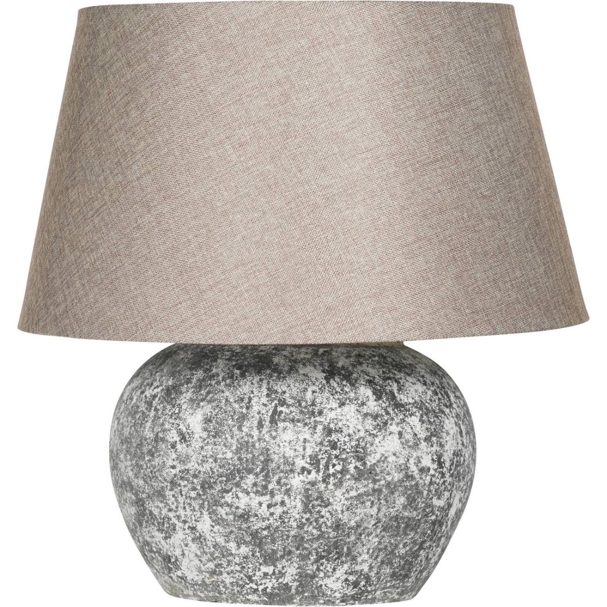 Aged Round Table Lamp With Shade by Libra Designs | Style Our Home