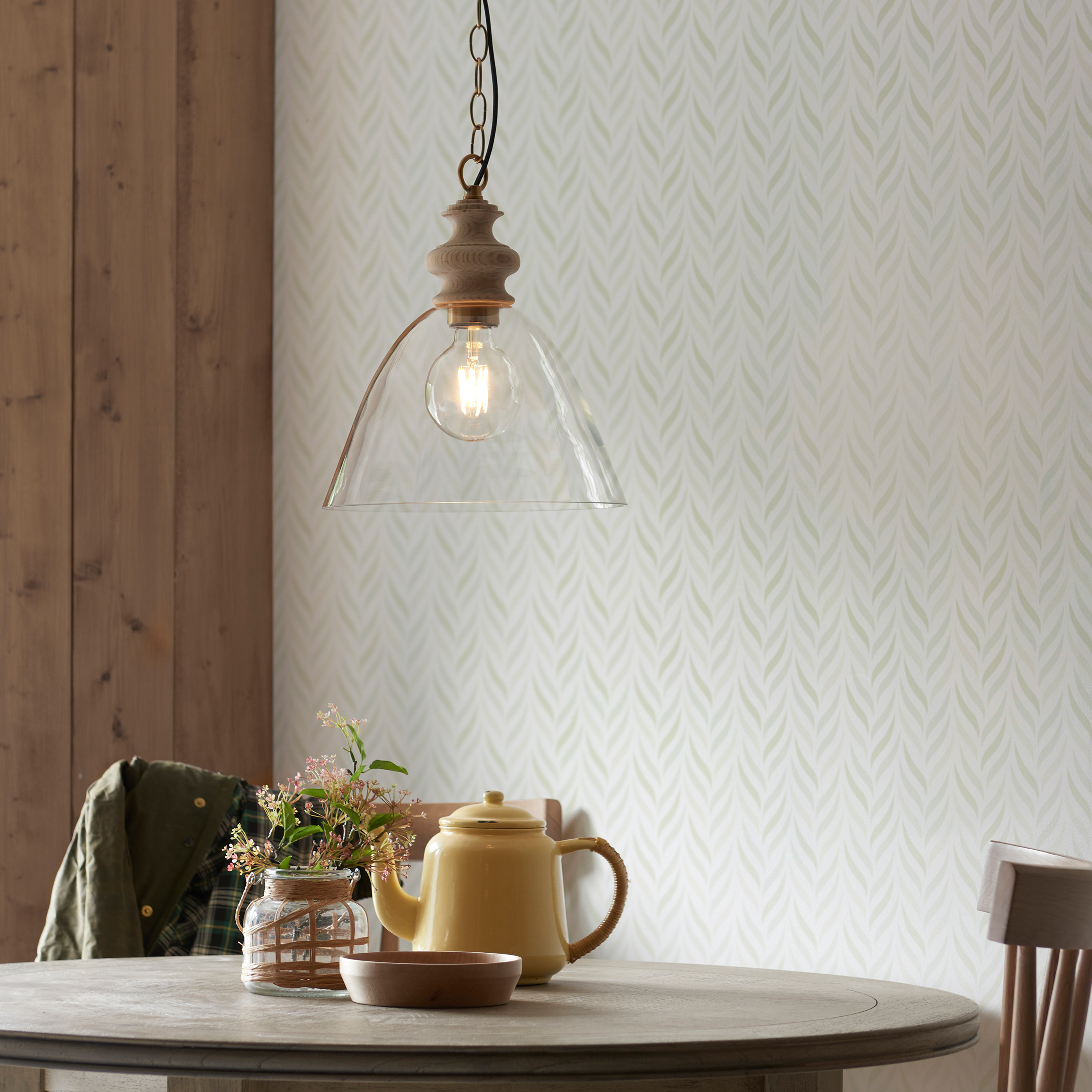 Cotswano 1 Pendant Light Natural Ash by Gallary Living | Style Our Home