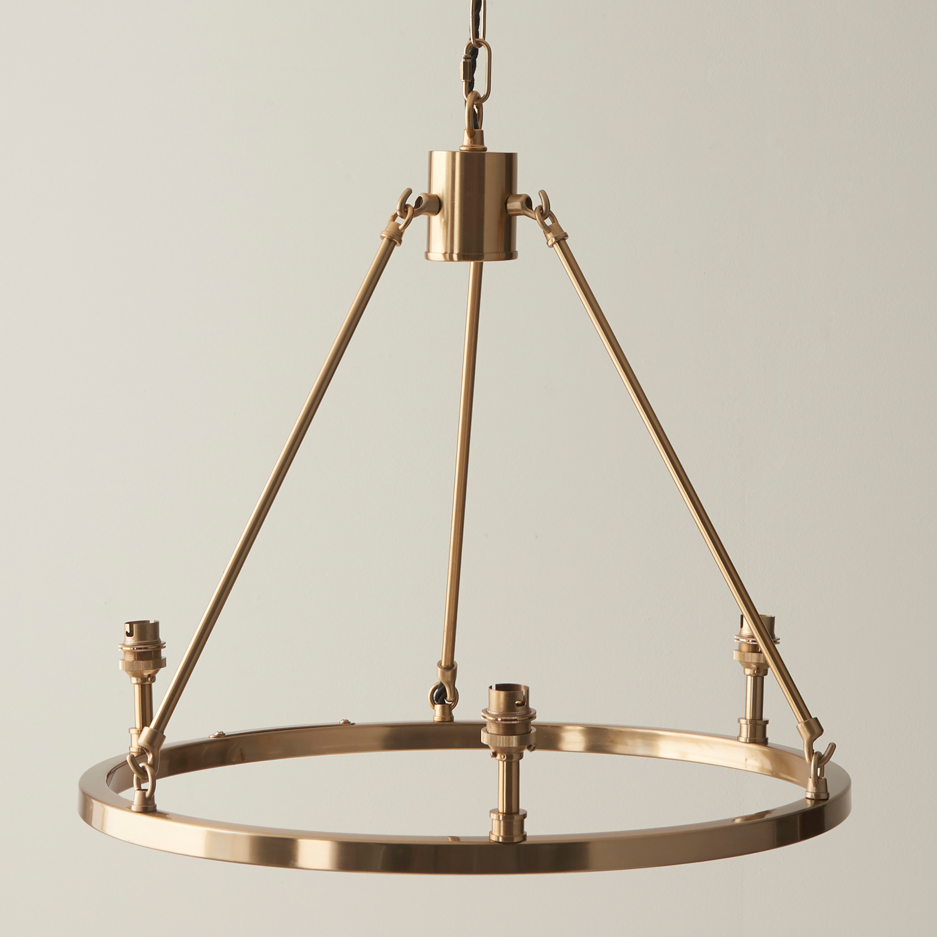 Chestano 3 Pendant Light Fitting Aged Brass by Gallary Living | Style Our Home