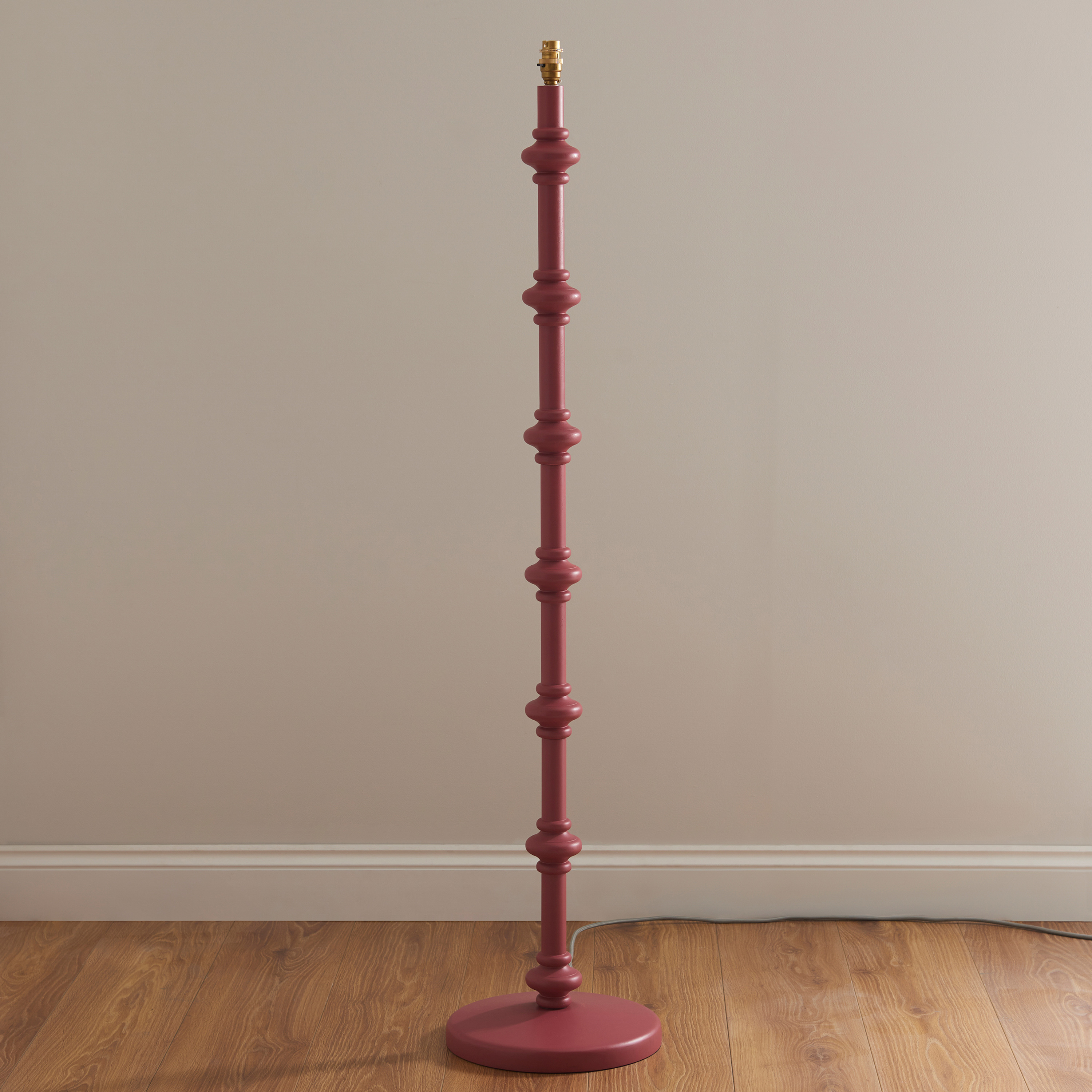 Carnabano Floor Lamp Base Satin Pink Clay by Gallary Living | Style Our Home