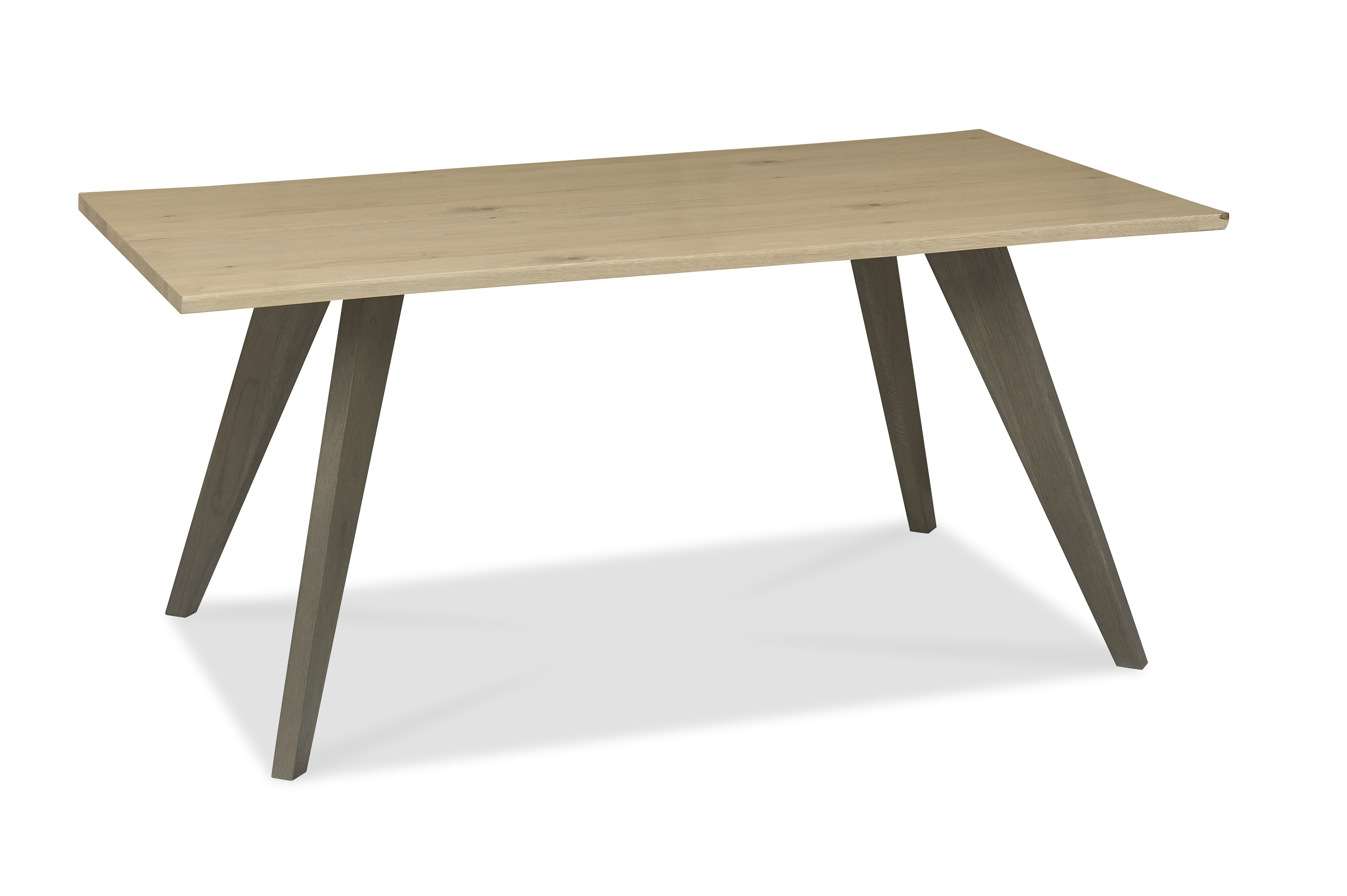 Bentley Designs Cadell Aged & Weathered Oak Dining Table - 6 Seater  