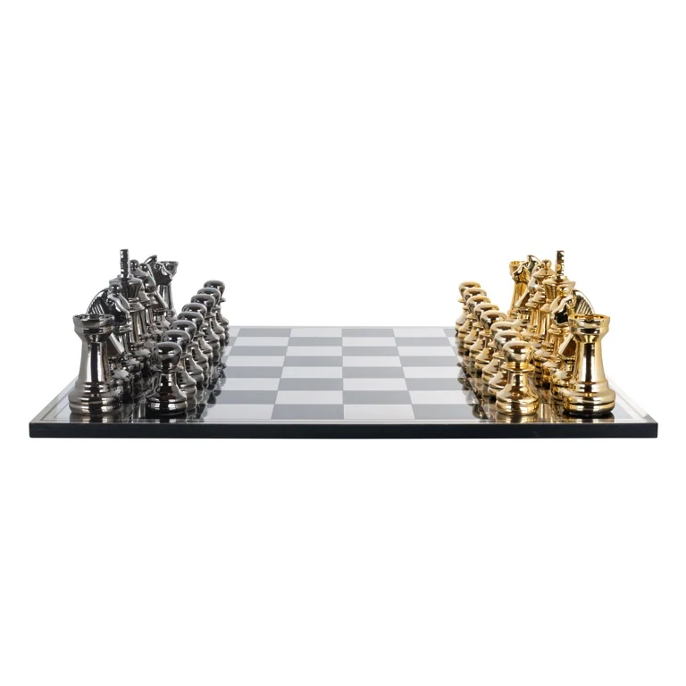Chessboard Saray (Black/gold) by  Richmond Interiors | Style Our Home