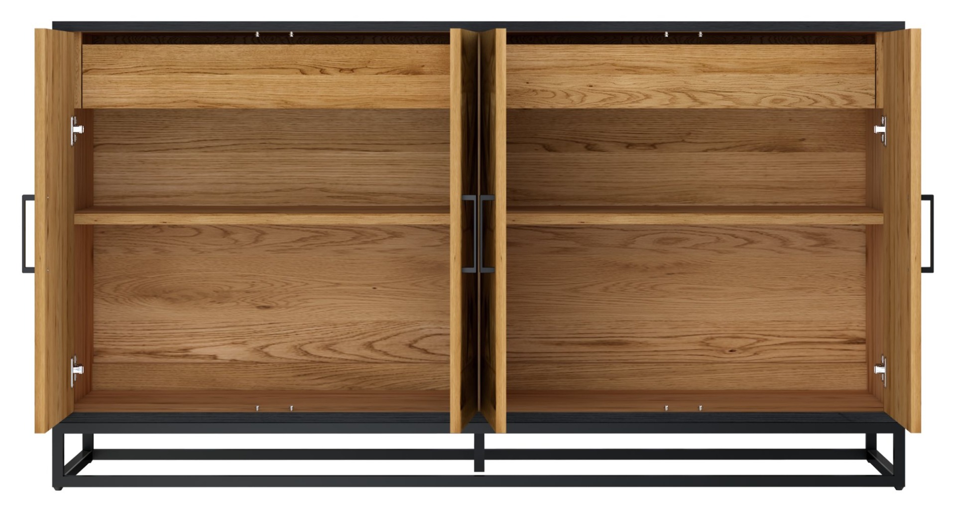 Indus Rustic Oak & Peppercorn Wide Sideboard | Bentley Designs | Sideboard | Style Our Home