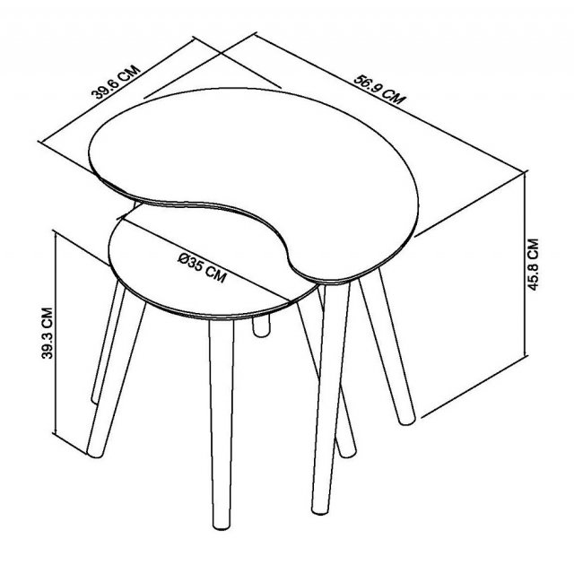 Dansk Nest Of Lamp Tables - Style Our Home