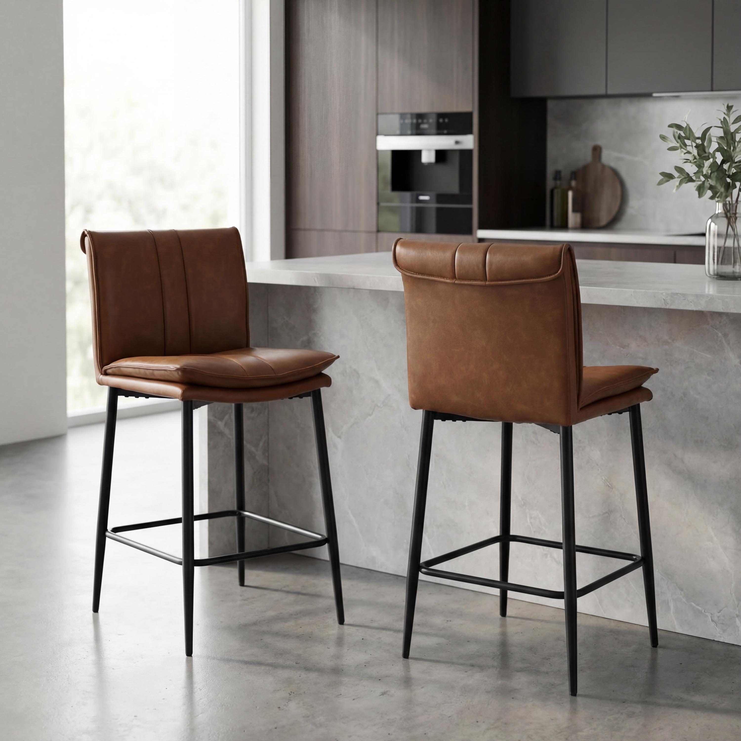 Kensinmore Bar Stool (2pk) by Shankar | Style Our Home