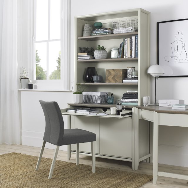 Bergen Grey Washed Oak & Soft Grey Narrow Sideboard - Style Our Home