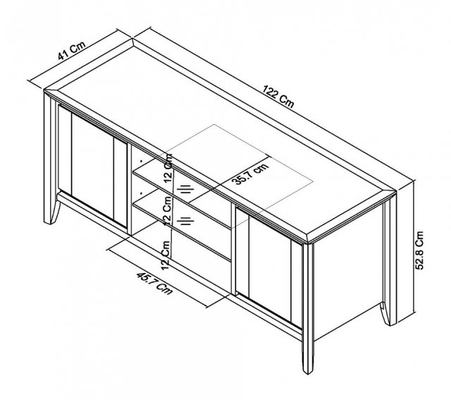 Bergen Grey Washed Oak & Soft Grey Entertainment Unit - Style Our Home