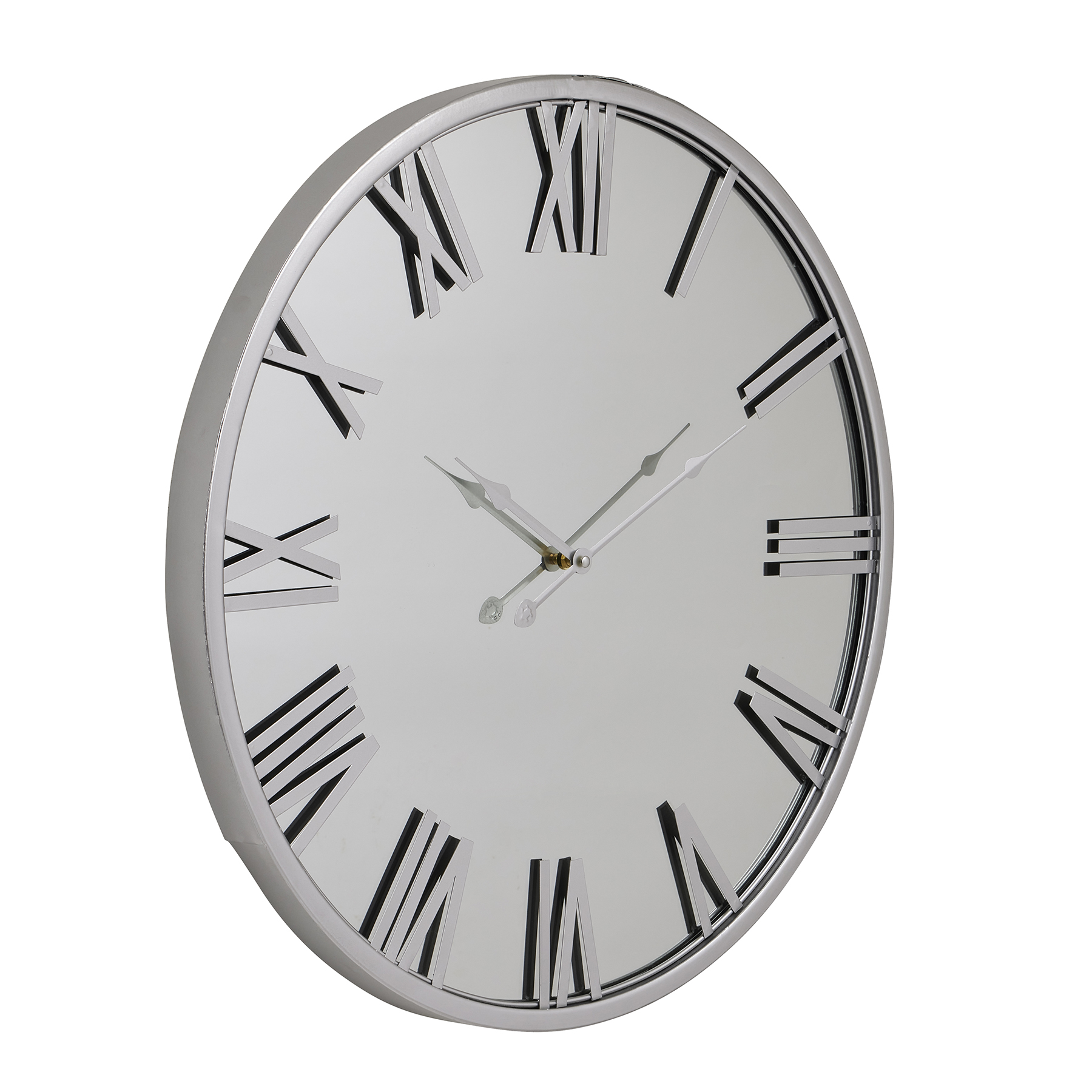 Mayer Mirrored Wall Clock by Hill Interiors | Style Our Home