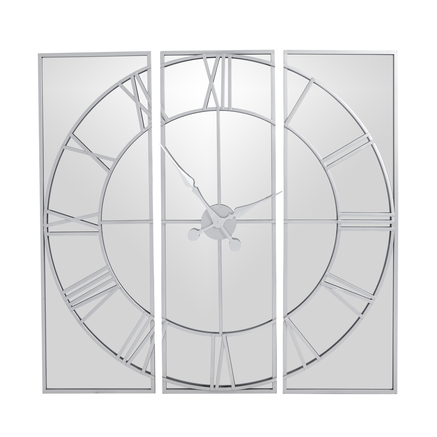 Celina Mirrored Wall Clock by Hill Interiors | Style Our Home