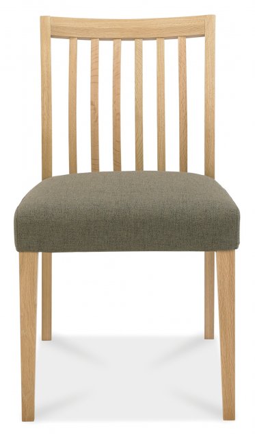 Bergen Oak Low Slatted Grey Dining Chair (a pair) - Style Our Home