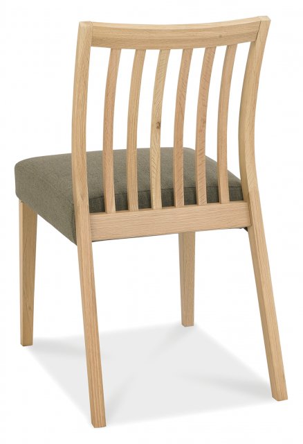 Bergen Oak Low Slatted Grey Dining Chair (a pair) - Style Our Home