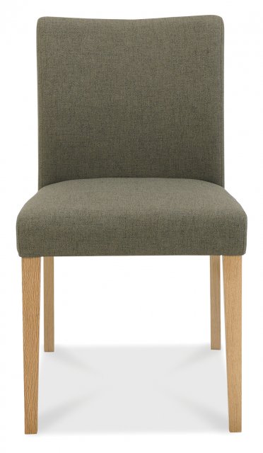 Bergen Oak Upholstered Black Gold Dining Chair (a pair) - Style Our Home
