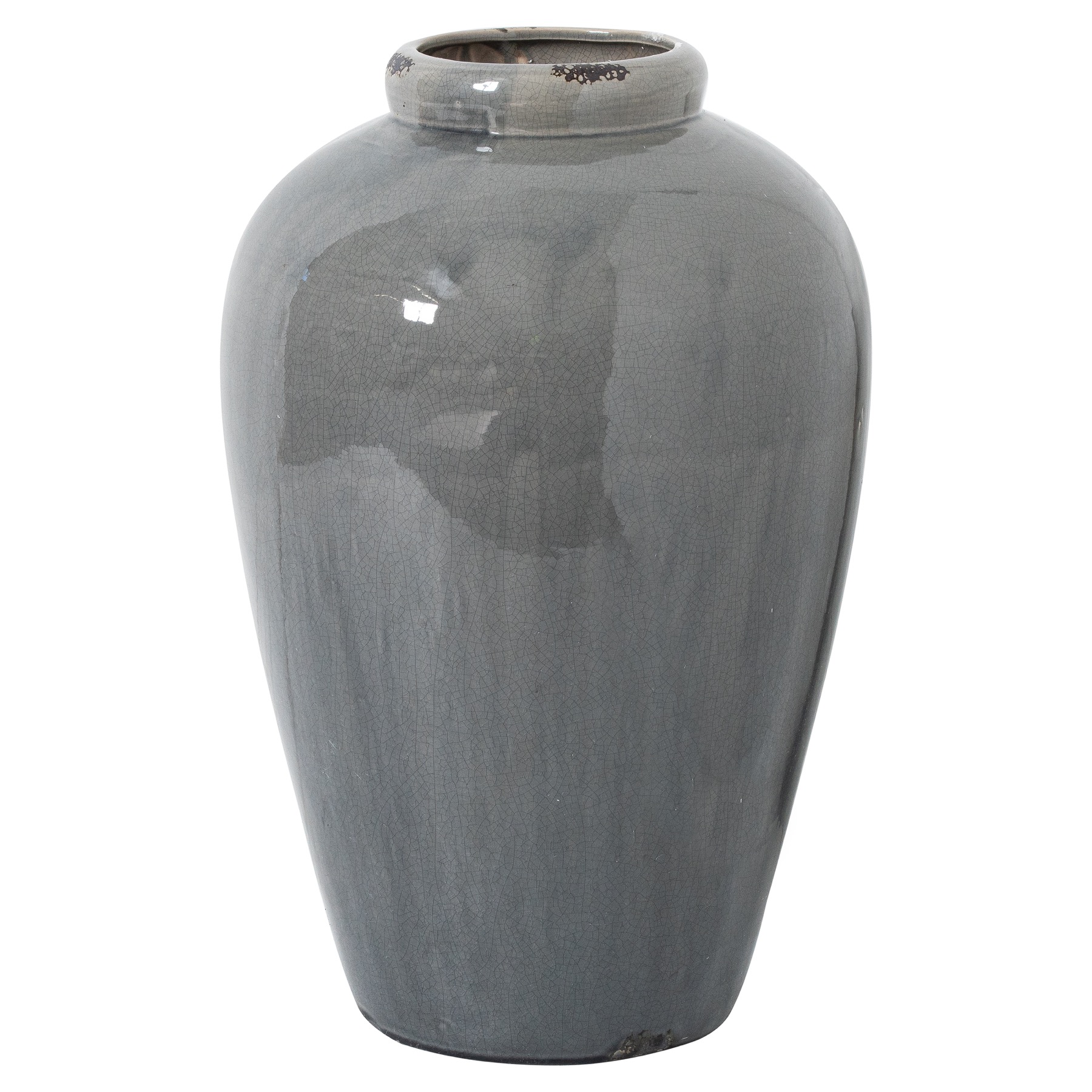 Garda Grey Glazed Tall Juniper Vase by Hill Interiors | Style Our Home  