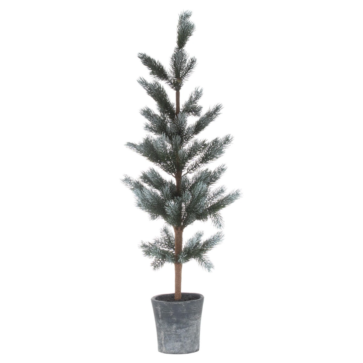 Christmas Fir Tree in Stone Pot by Hill Interiors | Style Our Home