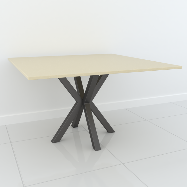 Studio Line Square Dining Table - 4 Seater in Beige & Grey by Steve Bristow | Style Our Home