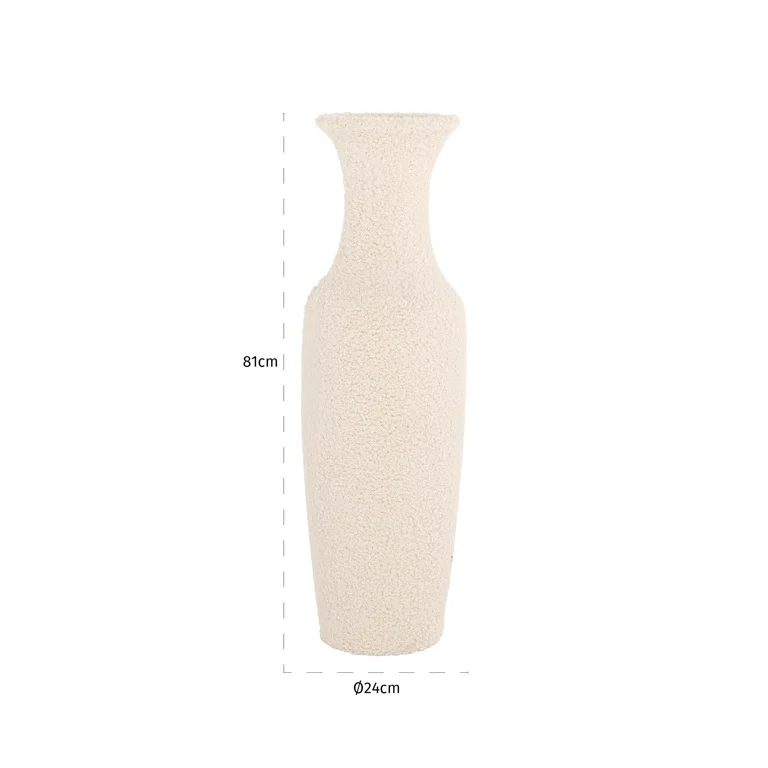 Vase Fluffy small (White) by  Richmond Interiors | Style Our Home