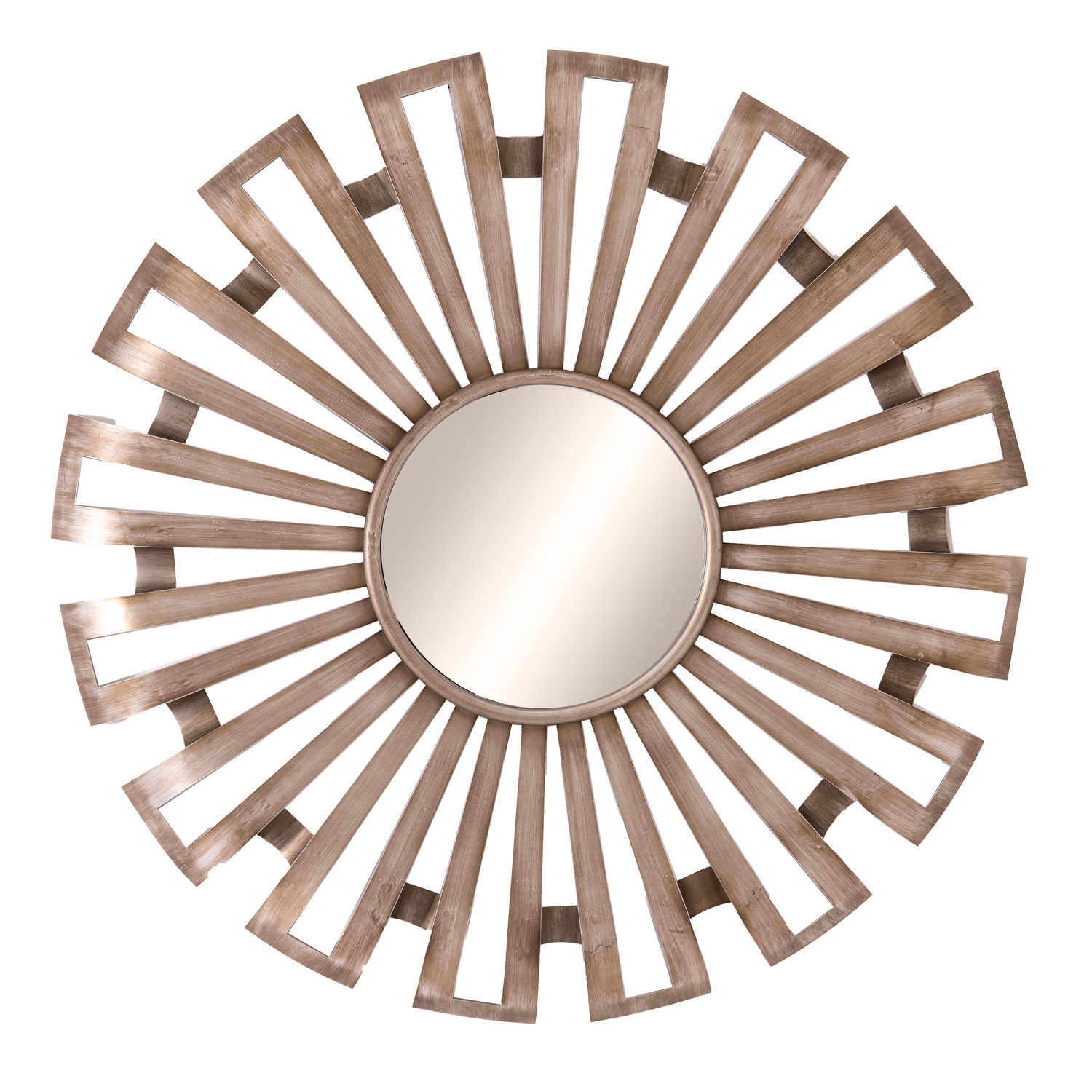 Evi Antique Silver Sunburst Mirror by Hill Interiors | Style Our Home  