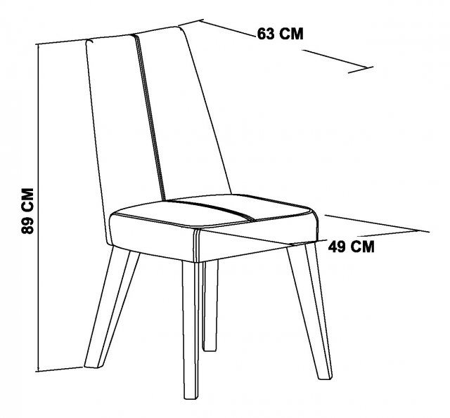 Cadell Aged & Weathered Oak Smoke Grey Dining Chair (a pair) - Style Our Home
