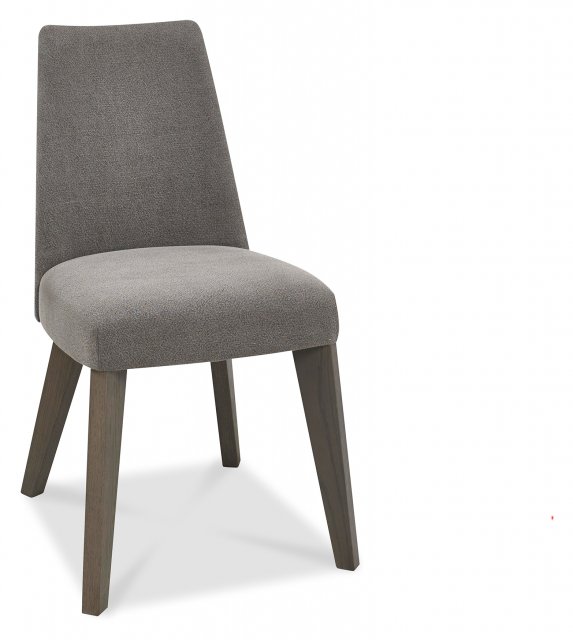 Cadell Aged & Weathered Oak Smoke Grey Dining Chair (a pair) - Style Our Home