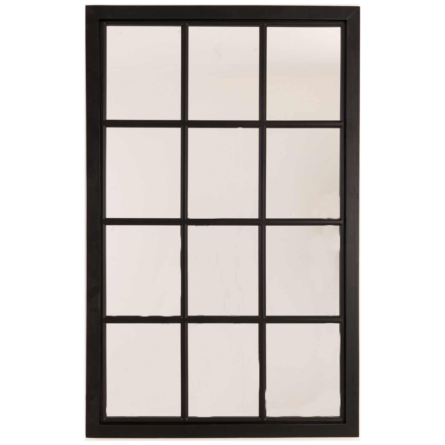 Black Wooden Window Mirror by Hill Interiors | Style Our Home  
