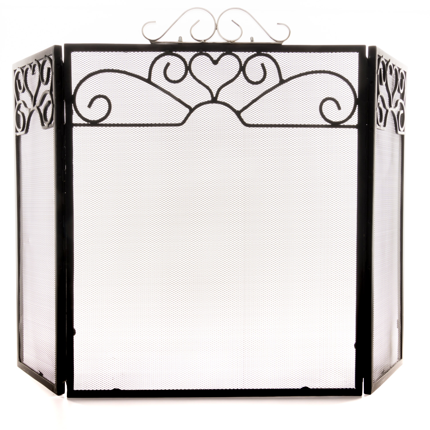 Chrome Topped Three Fold Fire Screen by Hill Interiors | Style Our Home  