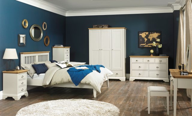 Hampstead Soft Grey & Pale Oak 2+2 Drawer Chest - Style Our Home