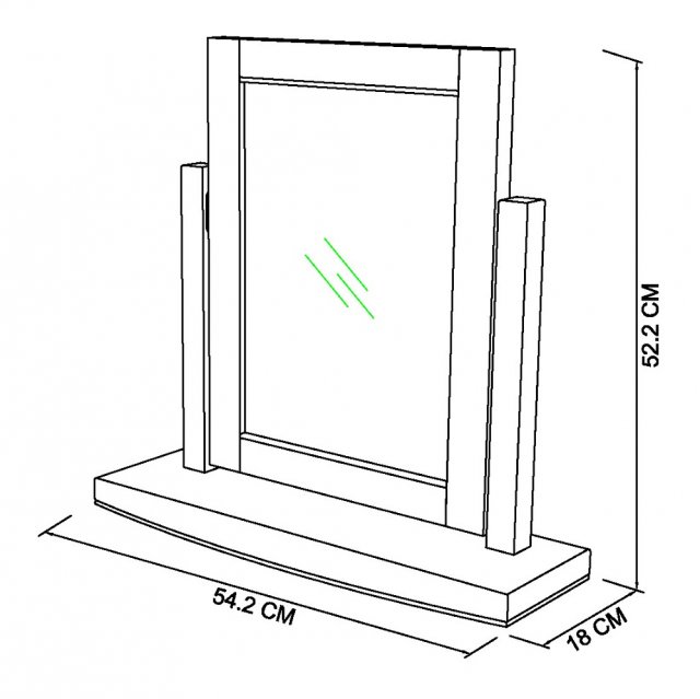 Hampstead Two Tone Vanity Mirror - Style Our Home