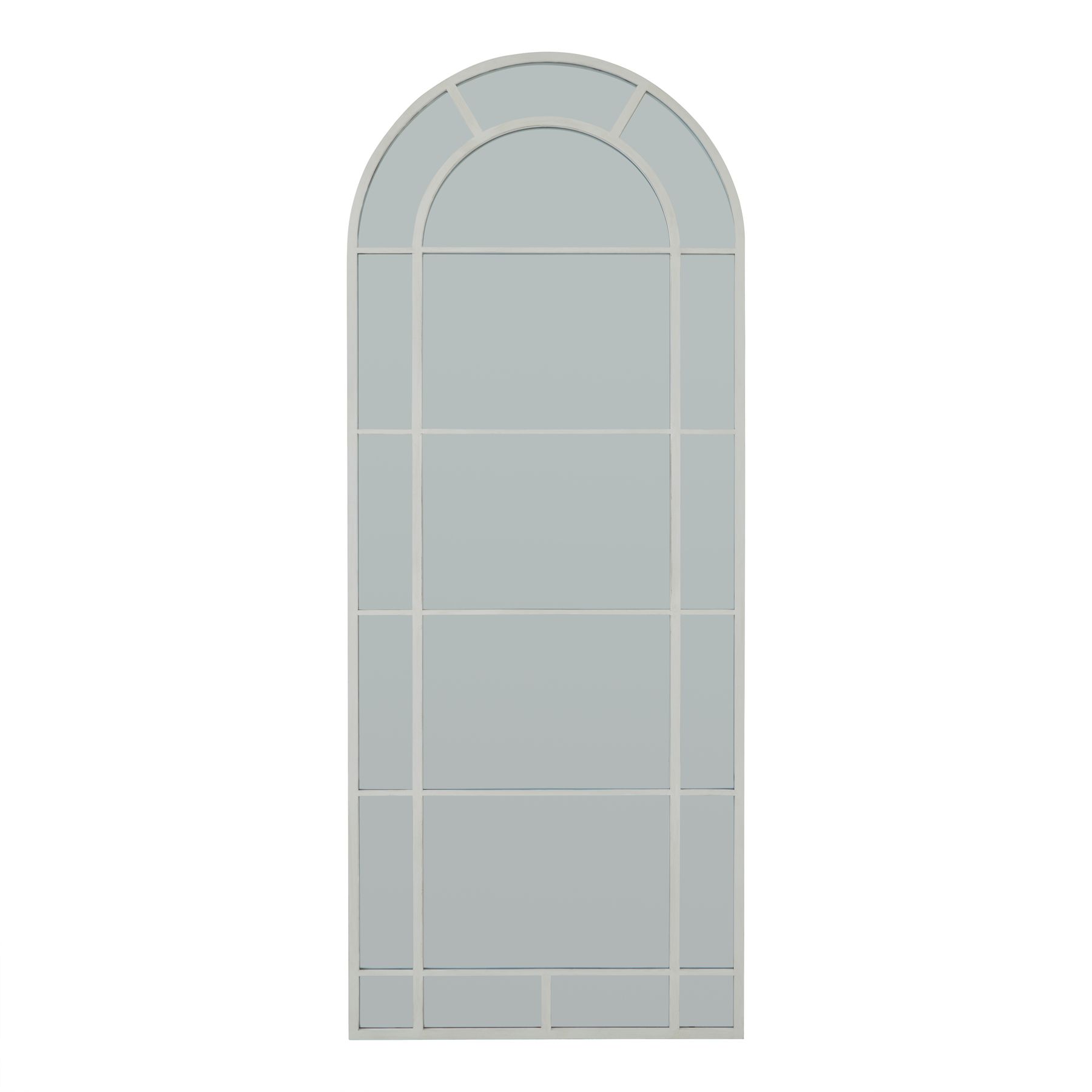 White Large Arched Window Mirror by Hill Interiors | Style Our Home  