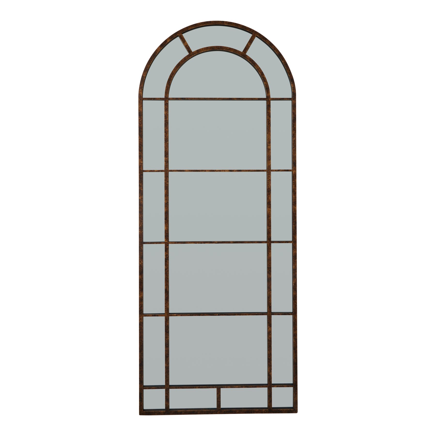 Rust Effect Large Arched Window Mirror by Hill Interiors | Style Our Home  