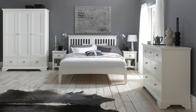 Hampstead White Stool - Style Our Home
